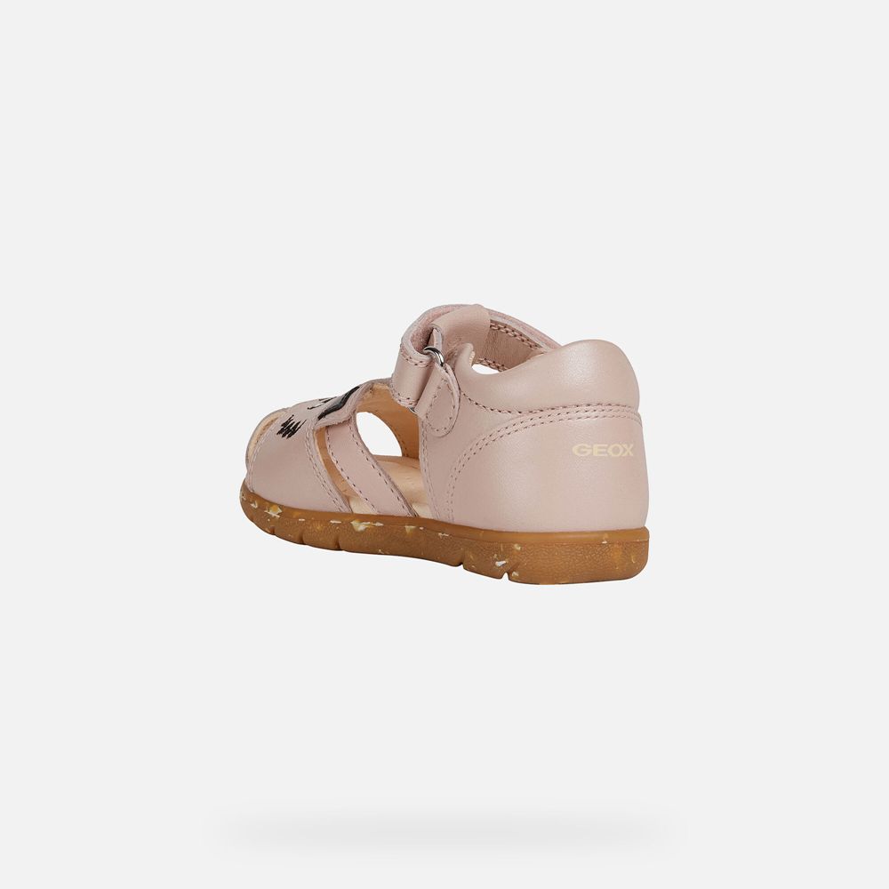 Sandalias Geox Bebe Rosa - Alul Girl - MJQAF8564